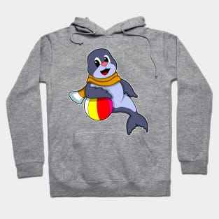 Seal with Water polo Hoodie